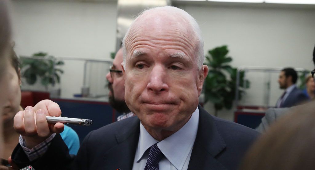 Sen. McCain caught illegally feeding classified intel to Fusion GPS to help Clinton frame Trump