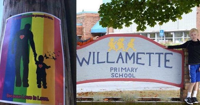 School in Portland under fire after allowing 'pedophiles are people' poster to be posted