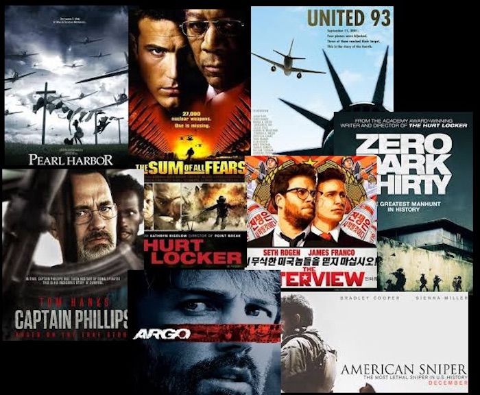 These movies were all written and directed by the Pentagon without you knowing