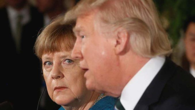German chancellor Angela Merkel vows to save New World Order from Donald Trump