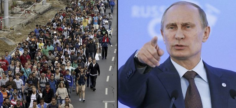 The European Union only has itself to blame for the migrant crisis plaguing the continent, according to Russian President Vladimir Putin.