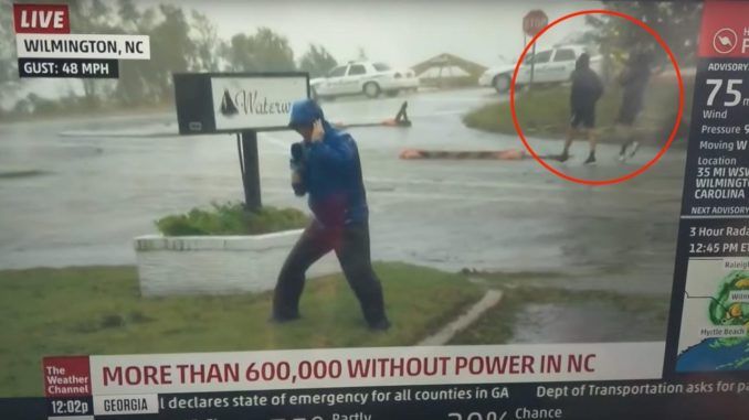 CNN have a challenger for the title of World's Fakest News Broadcast with The Weather Channel outdoing themselves in the deception department during Friday's hurricane coverage.