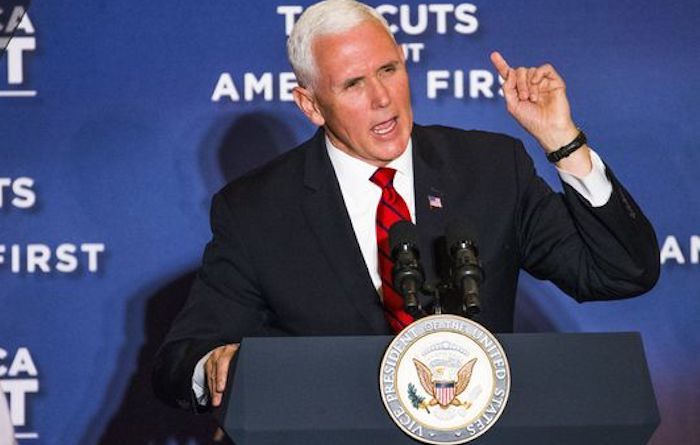 VP Mike Pence says migrant caravans funded by far-left organizations