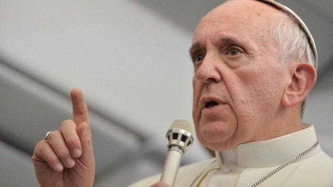 Pope Francis slams nationalism, saying it leads to Hitler