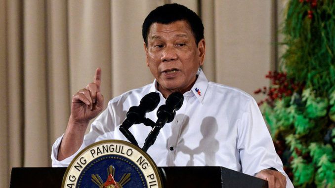 The Catholic Church is run by evil pedophiles who do not worship the Christian God, according to the Philippines President Duterte.
