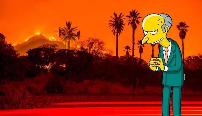 The Simpsons predicted California wildfires
