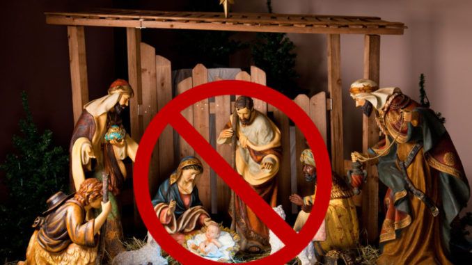 To celebrate the birthday of Jesus Christ, the Robious Middle School in Midlothian, Virginia, has banned all Christmas carols that mention his name in order to be "sensitive" to students of "diverse" backgrounds.