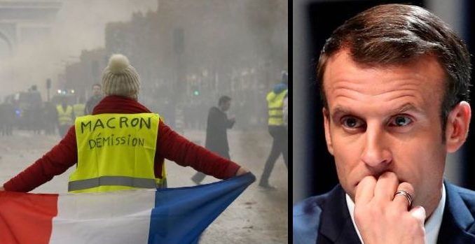 Emmanuel Macron threatens to impose martial law to thwart French revolution