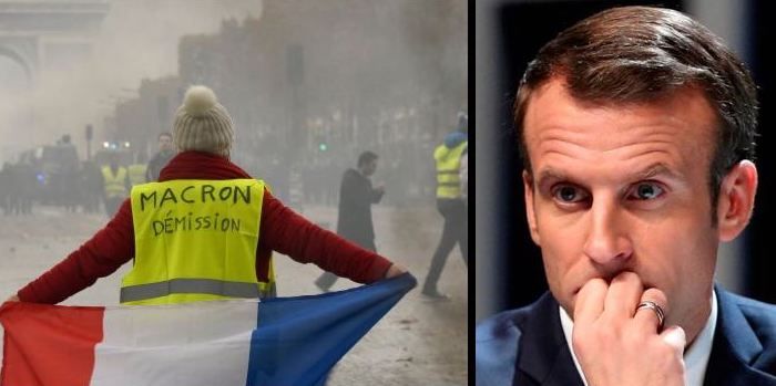 Emmanuel Macron threatens to impose martial law to thwart French revolution