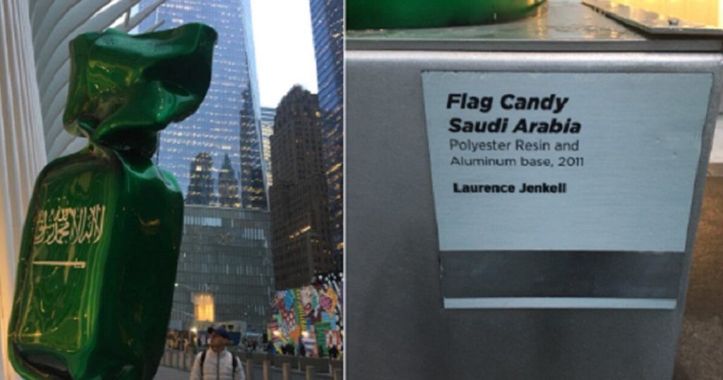 Saudis erect Allah statue at World Trade Center site