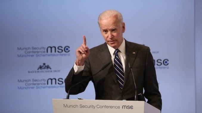 Joe Biden says America is an embarrassment to the world