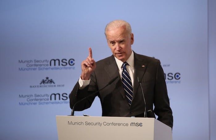Joe Biden says America is an embarrassment to the world
