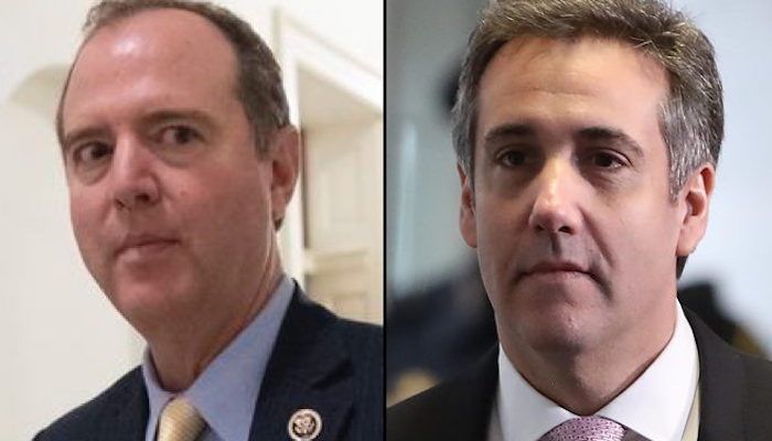 Michael Cohen admits he was briefed by Adam Schiff before testifying to Congress
