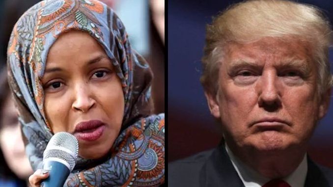 President Trump calls on Rep. Ilhan Omar to resign