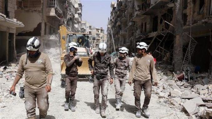 The White Helmets are planning to film a false flag chemical attack in Idlib, Russia warns