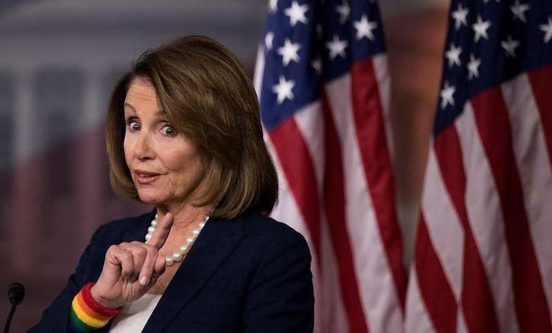 Nancy Pelosi co-sponsored legislation to force President Trump to release his tax returns, but the Democratic House speaker refuses to release her own and continues to dodge questions about her enormous and unexplained wealth. 