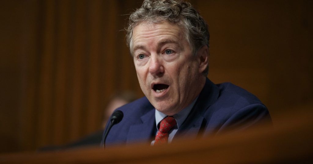 Sen. Rand Paul stunned a Senate hearing room Tuesday by stating 'even the government admits that children are sometimes injured by vaccines' and declaring that mandatory government vaccinations must be outlawed.