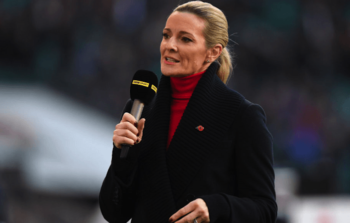 BBC presenter Gabby Logan has said that it is "unfair" to allow transgender women to compete against biological females in sports.