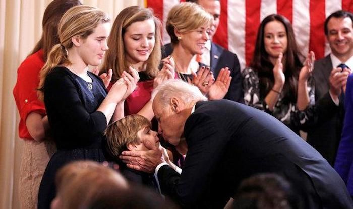 Joe Biden caught joking about molesting young children