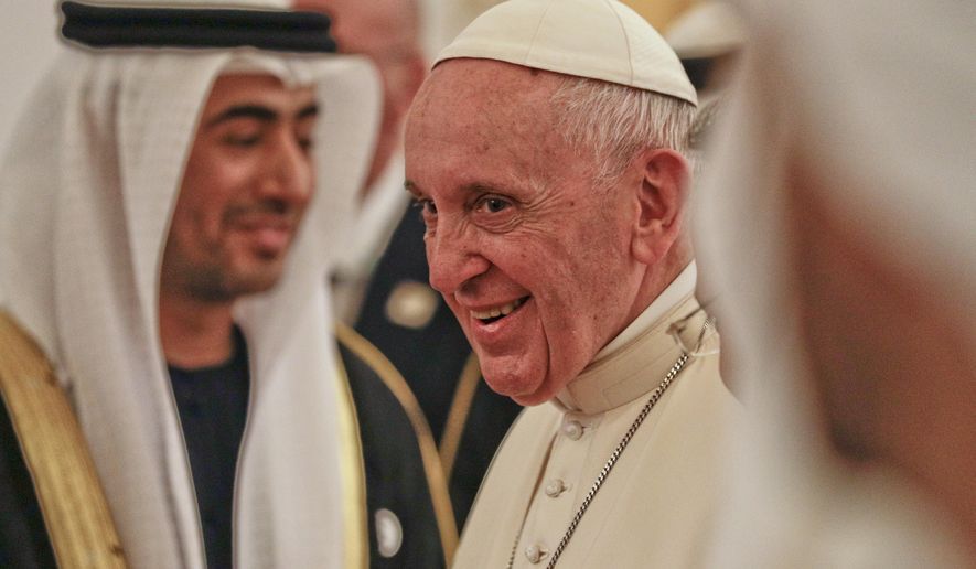 Pope Francis has praised Muslims as "sons of Abraham" while comparing Christians to a microscopic single-cell fungus, during a bizarre speech in Morocco, a North African nation with a 99 percent Muslim majority.﻿