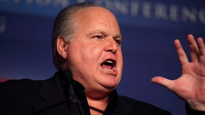 Rush Limbaugh says Hillary Clinton must be indicted and thrown in jail