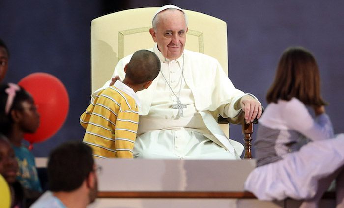 Pope Francis has continued to advocate for mass immigration and open borders, telling an audience of children that "migrants are those who always bring us riches."﻿