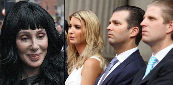 Pop icon Cher once again went after President Donald Trump’s children with a tweet saying they “aren’t worth a damn.”