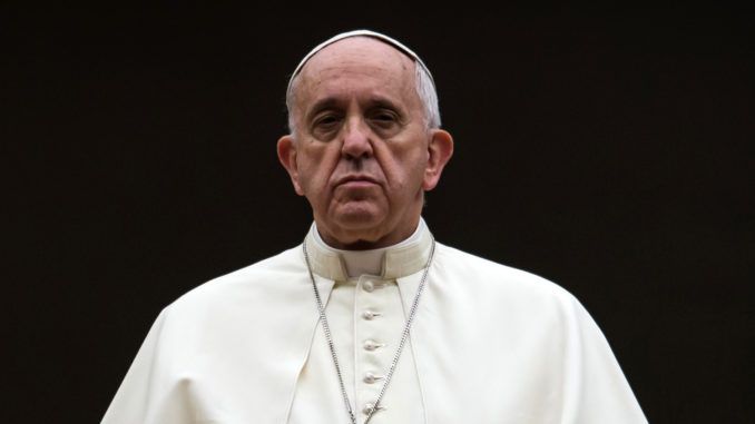 Pope Francis has urged the creation of a global governing legal authority to ensure nation states are forced to obey the UN' diktats.