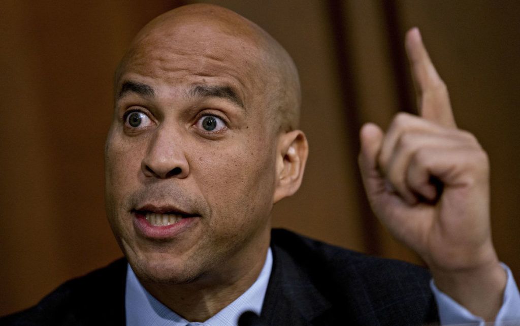Cory Booker refers to thoughts and prayers as 'bullshit'