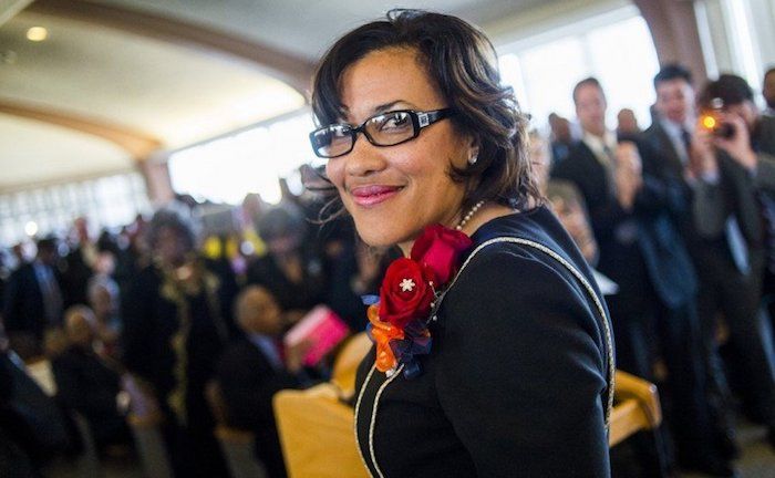 Flint's Mayor Karen Weaver has been accused of using the water crisis for personal gain by re-directing donations to a political fund.