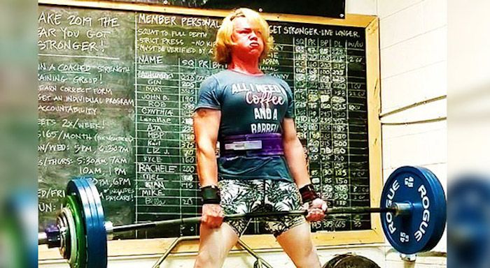 A transgender female weightlifter recently smashed four women's powerlifting world records in a single day after identifying as a woman.