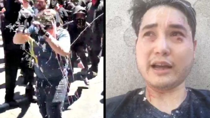 Gay journalist Andy Ngo violently assaulted by Antifa thugs
