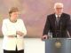 German Chancellor Angela Merkel caught violently shaking during ceremony