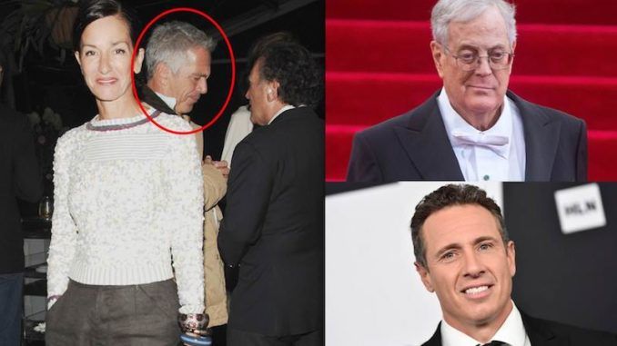 Jeffrey Epstein partied with Chris Cuomo and others at David Koch's house months after being released from prison