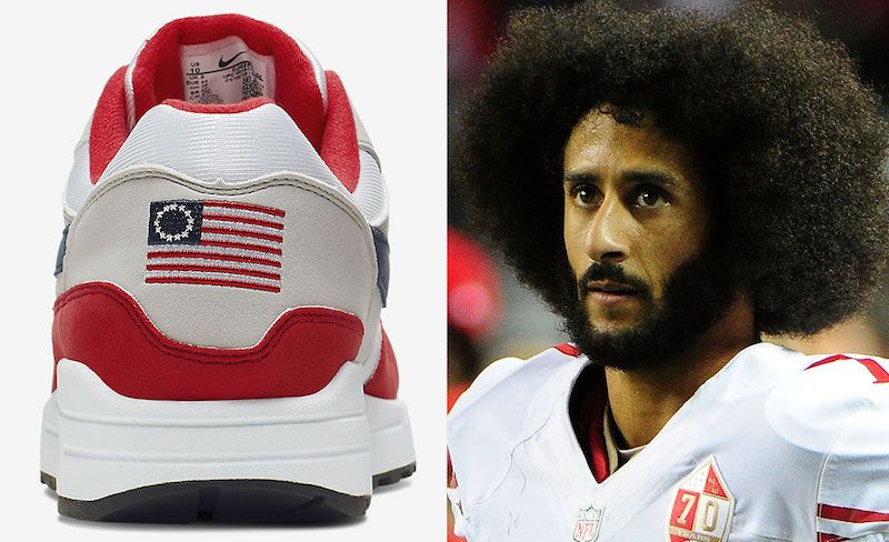 Nike has walked back its decision to release a red, white and blue version of its Air Max 1 sneakers after Colin Kaepernick complained.