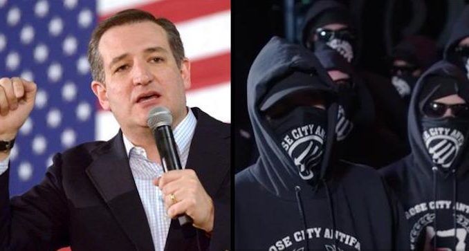 Senator Ted Cruz introduces legislation to designate Antifa a domestic terrorist organization