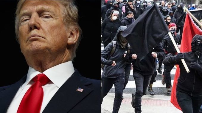 President Trump says consideration being given to label Antifa a domestic terrorist organization