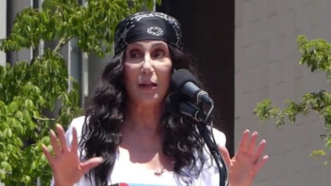 Cher says she is worried about four more years of Putin puppet President Trump