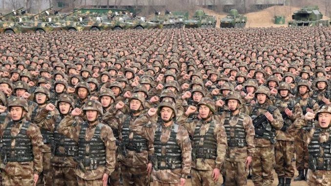 Armed forces in China prepare for massive international war exercises