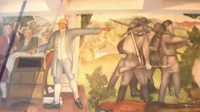 George Washington mural