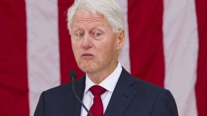 Doc courts claim Bill Clinton was seen with woman on each arm on Epstein's pedo island