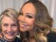 Pop star Mariah Carey posted a tweet Monday to celebrate meeting Hillary Clinton, whom she referred to as “President Clinton.”