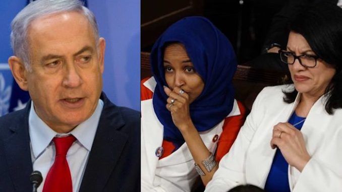 Israeli PM Benjamin Netanyahu is considering a proposal to ban Reps. Ilhan Omar (D-MN) and Rashida Tlaib (D-MI) from entering the country.