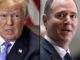 President Trump has suggested Rep. Adam Schiff (D-CA) should face "arrest for treason" after he "illegally made up a FAKE & terrible statement" that he read out in Congress in an attempt to frame the president.