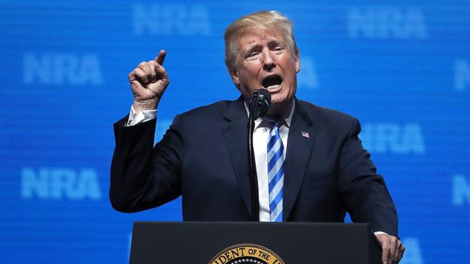 President Trump warns Democrats want to remove God-given right to self-defense