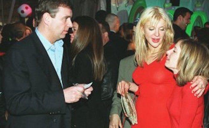Courtney Love says Prince Andrew came to her house at 1am "looking for sex", after they were introduced by pedophile Jeffrey Epstein.