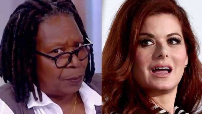 Whoopi Goldberg slams Debra Messing for threatening to name and shame Trump fundraisers