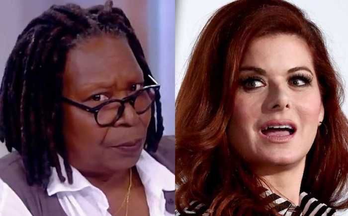 Whoopi Goldberg slams Debra Messing for threatening to name and shame Trump fundraisers