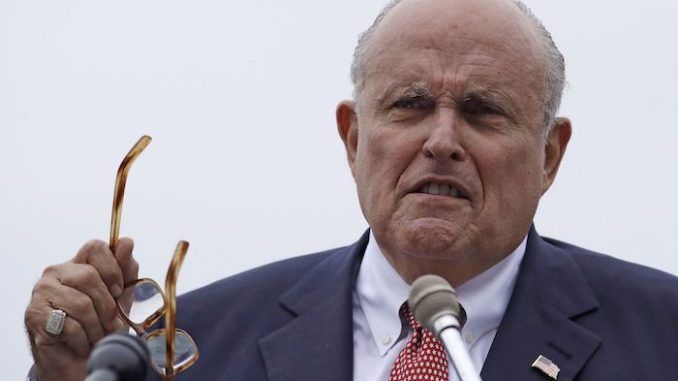 Rudy Giuliani said the alleged scandals to which Joe Biden is connected will be "a lot bigger" than one of the most notorious in history.