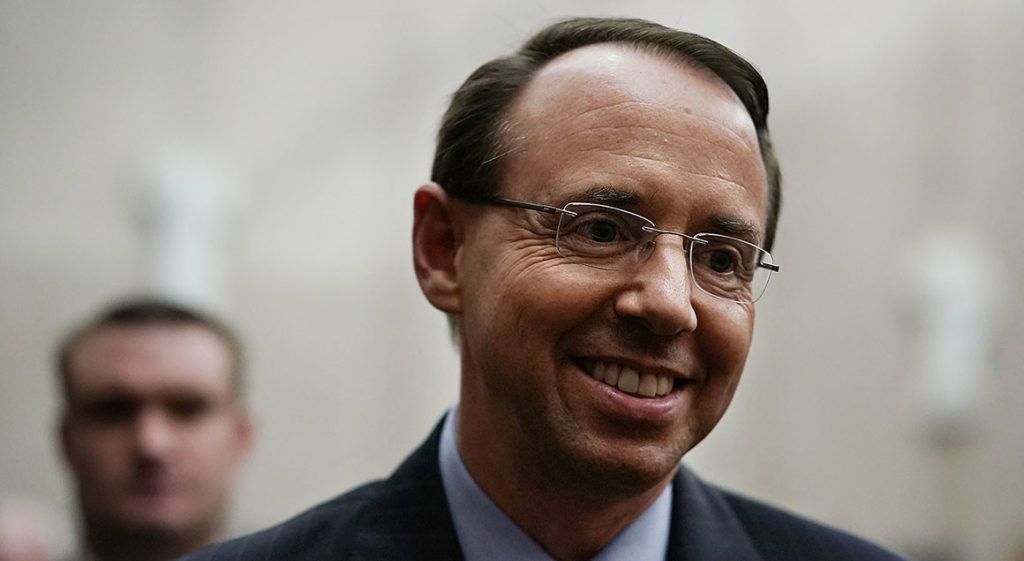 Rod Rosenstein offered reporters to be anonymous source shortly before Mueller appointment